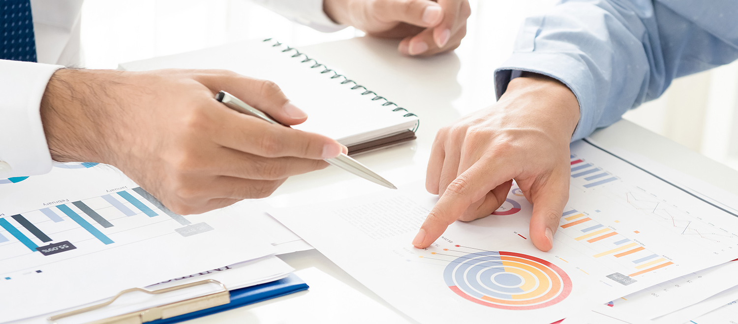 data sheets being reviewed